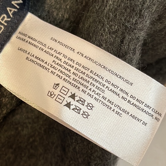 Lucky brand long gray winter scarf with fringe gift idea! - Picture 7 of 7